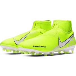 Nike Phantom Vsn Elite Df Fg AO3262 717 chaussures de football jaune jaune 3