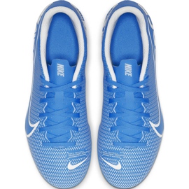 Nike Mercurial Vapor 13 Club FG / MG Junior AT8161 414 chaussures de football bleu bleu 1 Nike Mercurial Vapor 13 Club FG / MG Junior AT8161 414 chaussures de football bleu bleu 1