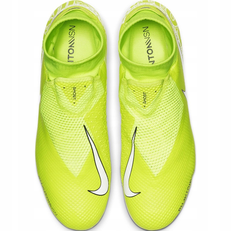 Chaussure de football Nike Phantom Vsn Pro Df Fg AO3266 717 jaune jaune 1