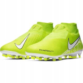 Chaussure de football Nike Phantom Vsn Pro Df Fg AO3266 717 jaune jaune 3