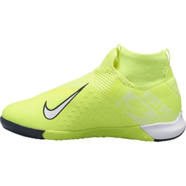 Nike Phantom Vsn Academy Df Ic Junior AO3290 717 chaussures de football jaune jaune 1