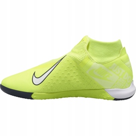 Nike Phantom Vsn Academy Df Ic AO3267 717 chaussures de football jaune jaune 1