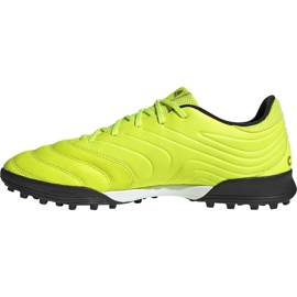 Adidas Copa 19.3 Tf jaune chaussures de football F35507 1