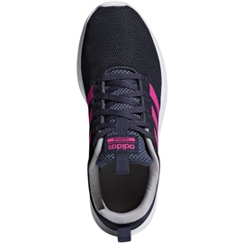 Chaussures enfant Adidas Lite Racer Cln K BB7045 bleu marine et rose 1 Chaussures enfant Adidas Lite Racer Cln K BB7045 bleu marine et rose 1