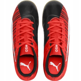 Chaussures de foot Puma One 5.4 It Junior 105664 03 multicolore rouge 1