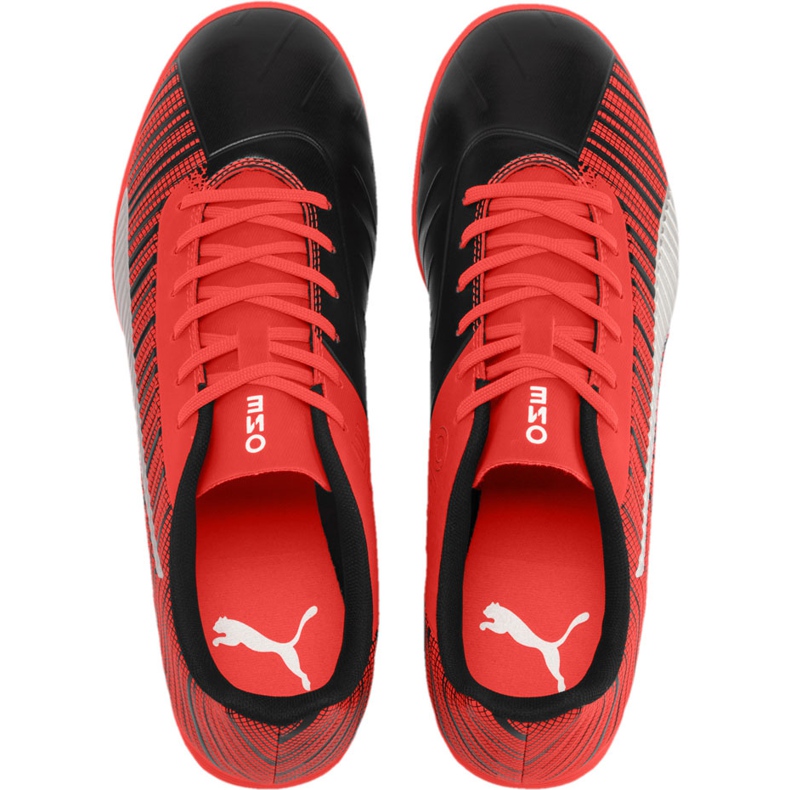 Chaussures de football Puma One 5.4 It rouge-noir 105654 01 2 Chaussures de football Puma One 5.4 It rouge-noir 105654 01 2