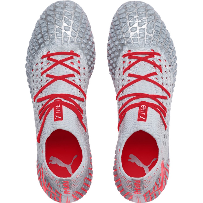 Chaussures de foot Puma Future 4.1 Netfit Fg Ag 105579 01 multicolore gris 1