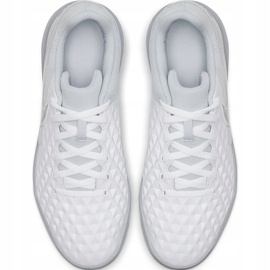 Nike Tiempo Legend 8 Club Ic Junior AT5882 100 chaussures de football blanche blanche 1