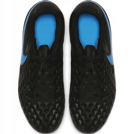 Nike Tiempo Legend 8 Club FG / MG Junior AT5881 004 chaussures de football noir noir 1