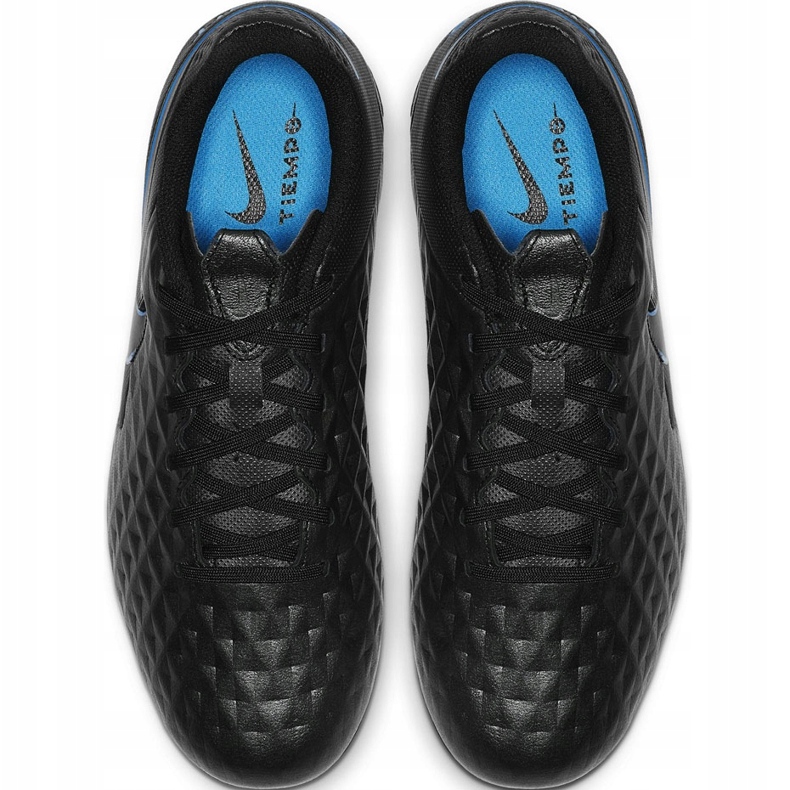 Nike Tiempo Legend 8 Academy FG / MG Junior AT5732 004 chaussures de football noir noir 1