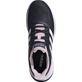 Chaussures de course pour femmes Adidas Falcon EF0152 noir rose 1