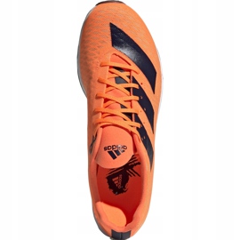 Chaussures running femme adidas Adizero Xc Sprint W orange F35763 1