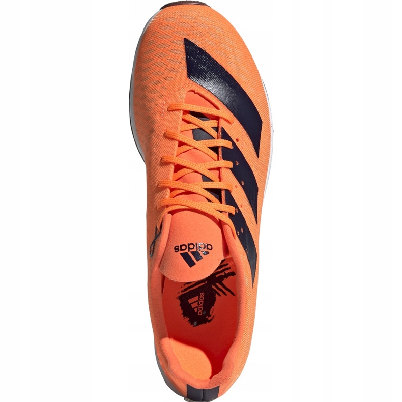 Chaussures running femme adidas Adizero Xc Sprint W orange F35763 1
