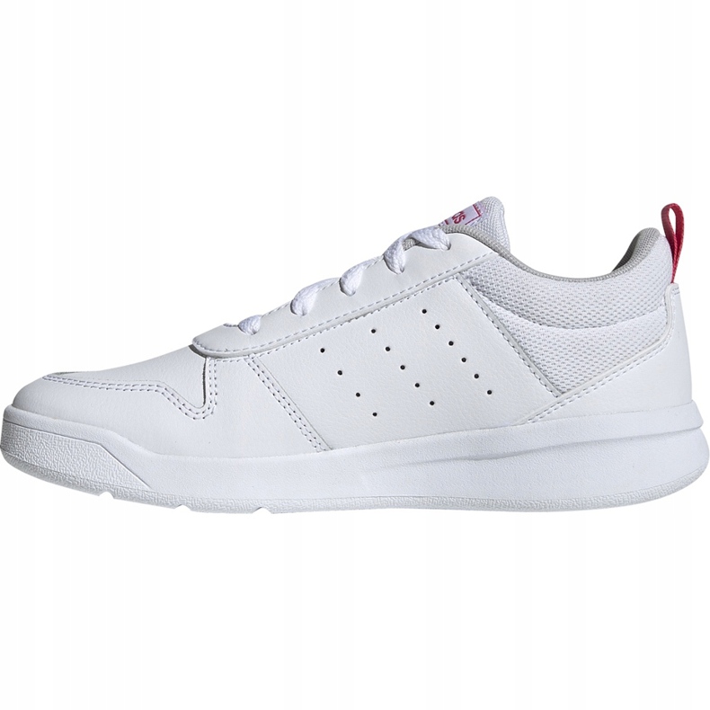 Chaussures enfant Adidas Tensaur K blanc-rose EF1088 blanche 1