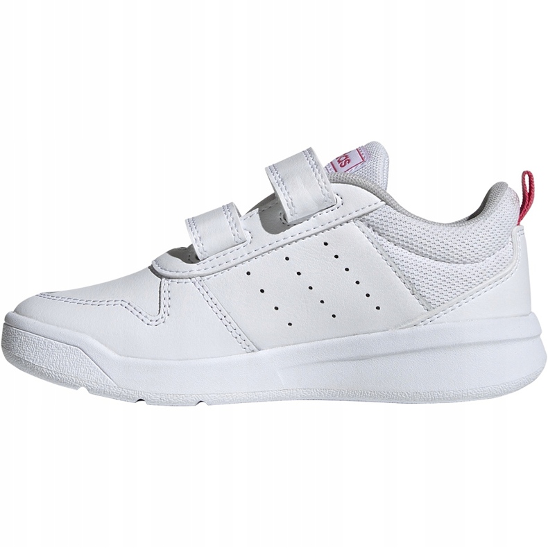 Adidas Tensaur C blanc chaussures pour enfants EF1097 blanche rose 1 Adidas Tensaur C blanc chaussures pour enfants EF1097 blanche rose 1