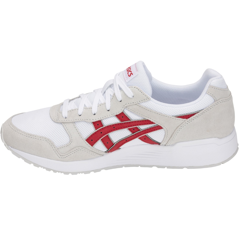 Asics Lyte Trainer blanc et rouge 1201A006 101 chaussures pour hommes 1