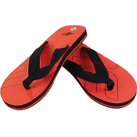 Chaussons homme 4F orange H4L19 KLM003 70S le noir 1 Chaussons homme 4F orange H4L19 KLM003 70S le noir 1
