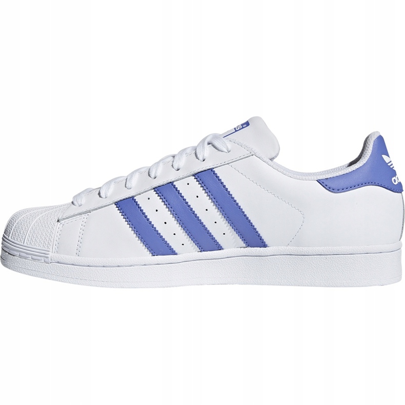 Chaussures homme adidas Superstar G27810 blanches 1