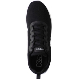 Kappa Ces chaussures noir et blanc 242685 1110 blanche le noir 1