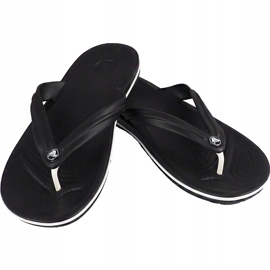 Chaussons Crocs Crocband Flip noir 11033 001 le noir 1
