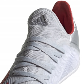 Chaussures de football adidas X 19.3 In Jr. argent F35355 multicolore gris 1