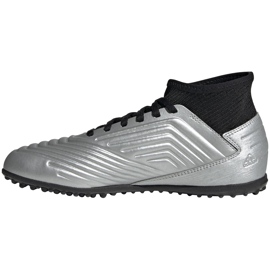 Chaussures de football adidas Predator 19.3 Tf Jr argent G25802 multicolore 1