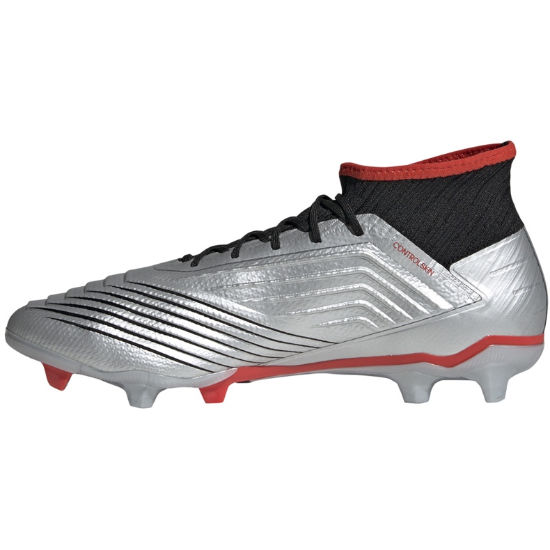 Chaussures de football adidas Predator 19.2 Fg argent F35601 gris gris 1