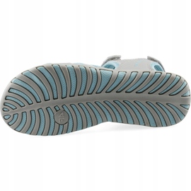 Sandales fille 4F multicolore J4L19 JSAD206 90S bleu gris 2