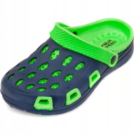 Chaussons Aqua-speed Silvi col 48 vert et bleu marine pour enfant 2