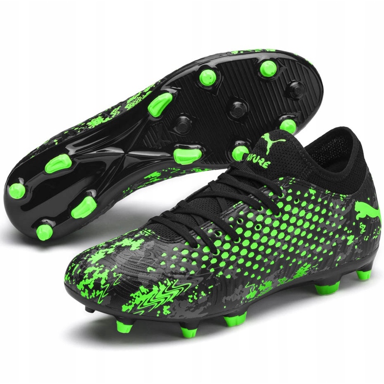 Puma Future 19.4 Fg Ag 105545 03 chaussures de football multicolore noir 1