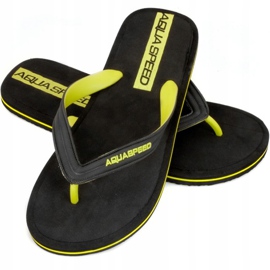 Chaussons de piscine pour hommes Aqua-speed Faro col 38 noir 1