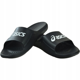 Chaussons Asics noirs pour hommes AS001 P70NS-9001 le noir 1