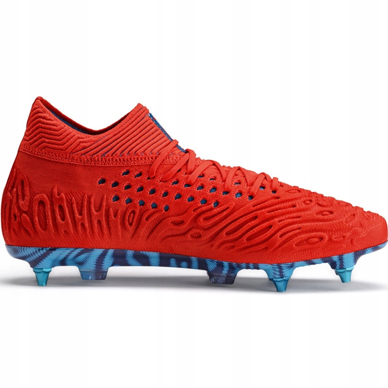 Chaussures de foot Puma Future 19.1 Netfit Mx Sg 105530 01 rouge 1