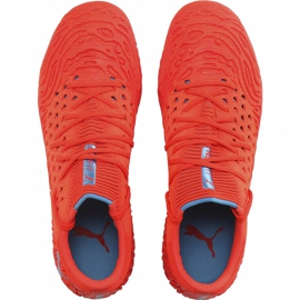 Chaussures de foot Puma Future 19.1 Netfit Low Fg Ag 105534 01 rouge rouge 1