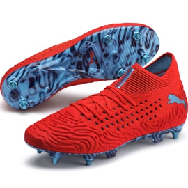 Chaussures de foot Puma Future 19.1 Netfit Mx Sg 105530 01 rouge 3