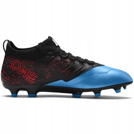 Chaussures de football Puma One 19.3 Fg Ag noir-bleu 105486 01 le noir le noir 1 Chaussures de football Puma One 19.3 Fg Ag noir-bleu 105486 01 le noir le noir 1