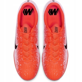 Chaussures de football Nike Mercurial Vapor X 12 Academy Tf AH7384 801 multicolore blanche 1
