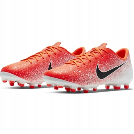 Nike Mercurial Vapor 12 Academy Mg Jr AH7347 801 chaussures de football multicolore rouge 3