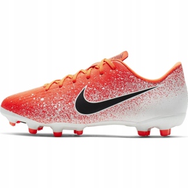 Nike Mercurial Vapor 12 Academy Mg Jr AH7347 801 chaussures de football multicolore rouge 2