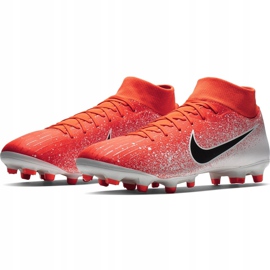 Chaussures de football Nike Mercurial Superfly 6 Academy FG / MG AH7362 801 multicolore rouge 3