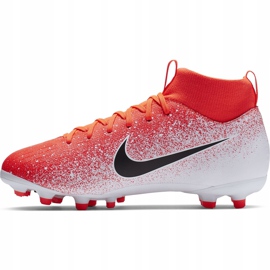 Nike Mercurial Superfly 6 Academy Mg Jr AH7337 801 chaussures de football multicolore rouge 2