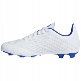 Chaussures de foot Adidas Predator 19.4 FxG Jr CM8542 multicolore blanche 1