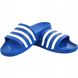 Chaussons Adidas Adilette Aqua bleu F35541 bleu marine 1