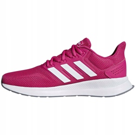 Chaussures running femme adidas Runfalcon rose F36219 1