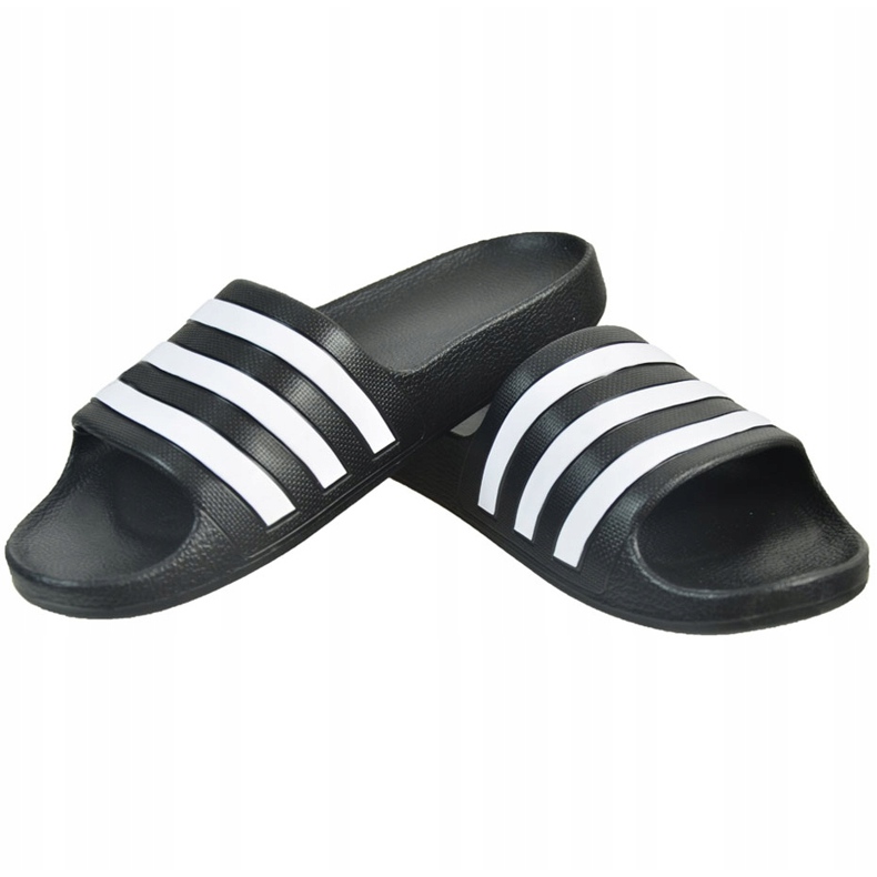 Chaussons Adidas Adilette Aqua K noirs pour enfants F35556 le noir 1 Chaussons Adidas Adilette Aqua K noirs pour enfants F35556 le noir 1
