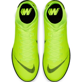 Nike Mercurial Superfly 6 Academy Ic AH7369 701 chaussures de football multicolore jaune 1