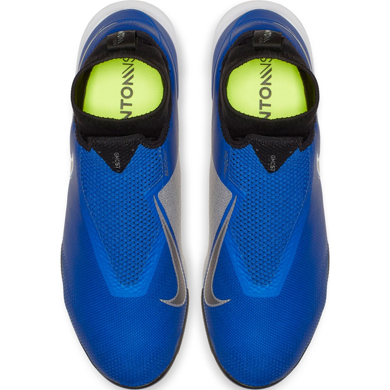 Nike React Phantom Vsn Pro Df Ic AO3276 400 chaussures de football multicolore bleu 1