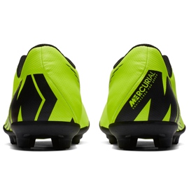 Chaussure de football Nike Mercurial Vapor 12 Club Mg Jr AH7350 701 multicolore vert 4