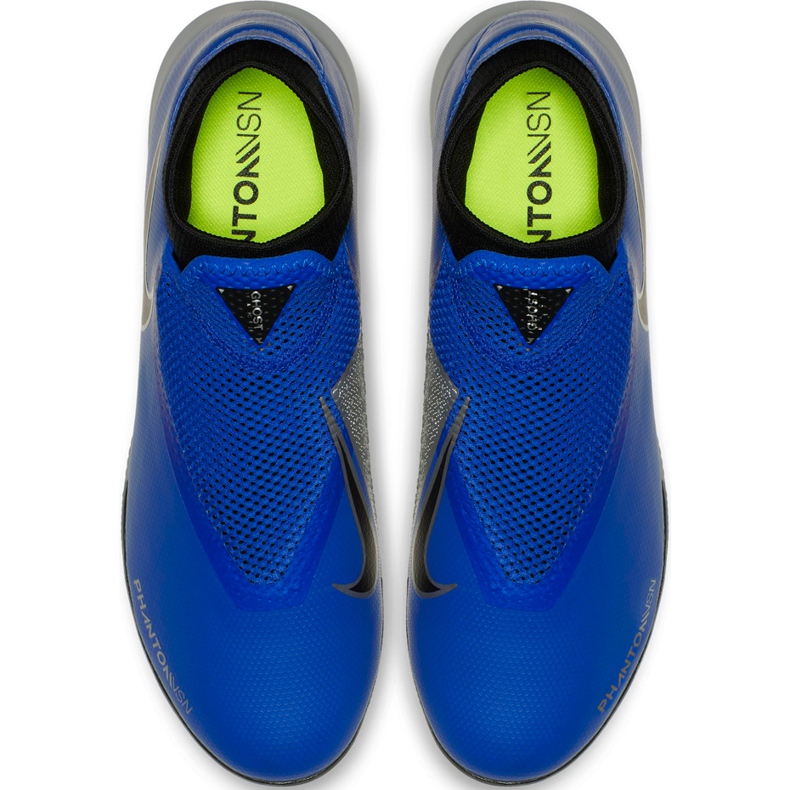 Chaussure de football Nike Phantom Vsn Academy Df Ic AO3267 400 bleu 1 Chaussure de football Nike Phantom Vsn Academy Df Ic AO3267 400 bleu 1