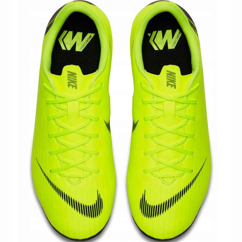 Nike Mercurial Vapor 12 Academy Mg Jr AH7347 701 chaussures de football multicolore jaune 1
